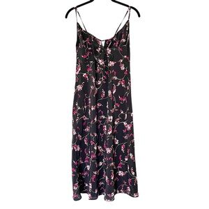 Vintage 90’s Express Dark Floral Slip Dress